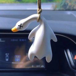 Mặt Dây Chuyền Vịt Vàng Đổi Màu, Trang Trí Nội Thất Xe Ô Tô Dễ Thương, Sáng Tạo