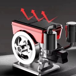 Máy Khuếch Tán Hương Thơm Xe Hơi Năng Lượng Mặt Trời, Máy Lọc Không Khí Mini Với Viên Nén Thơm