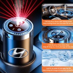 Máy Khuếch Tán Tinh Dầu Nước Hoa Ô Tô Có Logo Hãng Xe Tích Hợp Cảm Biến Chuyển Động AI, Tạo Ẩm, Khử Mùi, Diệt Khuẩn