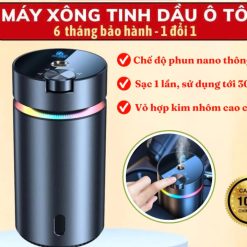 Máy Khuếch Tán Tinh Dầu Ô Tô Cao Cấp Phun Nano Tự Động Khử Mùi Không Gian Xe
