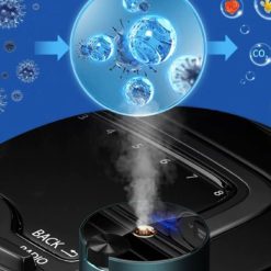 Máy Khuếch Tán Tinh Dầu Ô Tô Cao Cấp Phun Nano Tự Động, Khử Mùi Xe Hơi, Đèn LED Sao