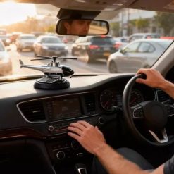 Máy Làm Mát Không Khí Ô Tô Năng Lượng Mặt Trời Máy Bay Xoay, Trang Trí Xe Hơi