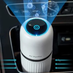Máy Lọc Không Khí Ô Tô Air Purifier Khử Mùi, Diệt Khuẩn, Tạo Ion Âm Cho Xe Hơi