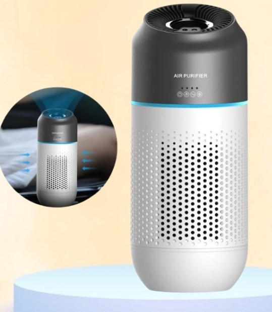 Máy Lọc Không Khí Ô Tô CP01 HEPA 13 Khử Mùi Ion Âm, Lọc Bụi PM2.5, Diệt Khuẩn & Nấm Mốc