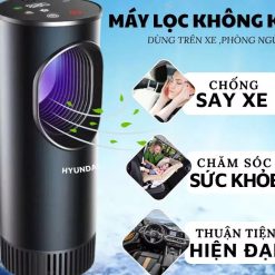 Máy Lọc Không Khí Ô Tô Hyundai Lọc Bụi Mịn, Tạo Ion Âm, Khử Mùi & Diệt Khuẩn