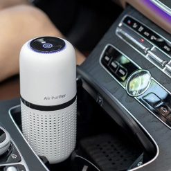 Máy Lọc Không Khí Ô Tô ION Âm Air Purifier Thiết Bị Khử Mùi, Diệt Khuẩn Mini Cho Xe Hơi