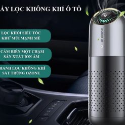 Máy Lọc Không Khí Xe Ô Tô Khử Mùi, Khử Khuẩn, Lọc Bụi Mịn Hiệu Quả, Bảo Hành 2 Năm