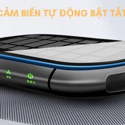 Máy Lọc Không Khí Ô Tô Năng Lượng Mặt Trời K16 Khử Mùi, Diệt Khuẩn, Tự Động Cảm Biến