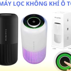 Máy Lọc Không Khí Ô Tô Thông Minh Khử Mùi, Diệt Khuẩn, Làm Sạch Không Khí Cho Xe Hơi
