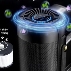 Máy Lọc Không Khí Xe Ô Tô MEDICAR Lọc Bụi Mịn, Khử Khuẩn, Tạo Ion Âm & Khuếch Tán Tinh Dầu