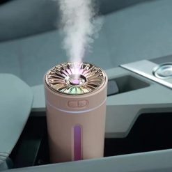 Máy Phun Sương Khử Mùi Ô Tô Sạc Pin, Máy Khuếch Tán Tinh Dầu & Tạo Ẩm Đa Năng Có Đèn LED