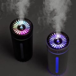 Máy Phun Sương Khử Mùi Ô Tô Sạc Pin, Máy Khuếch Tán Tinh Dầu & Tạo Ẩm Đa Năng Có Đèn LED