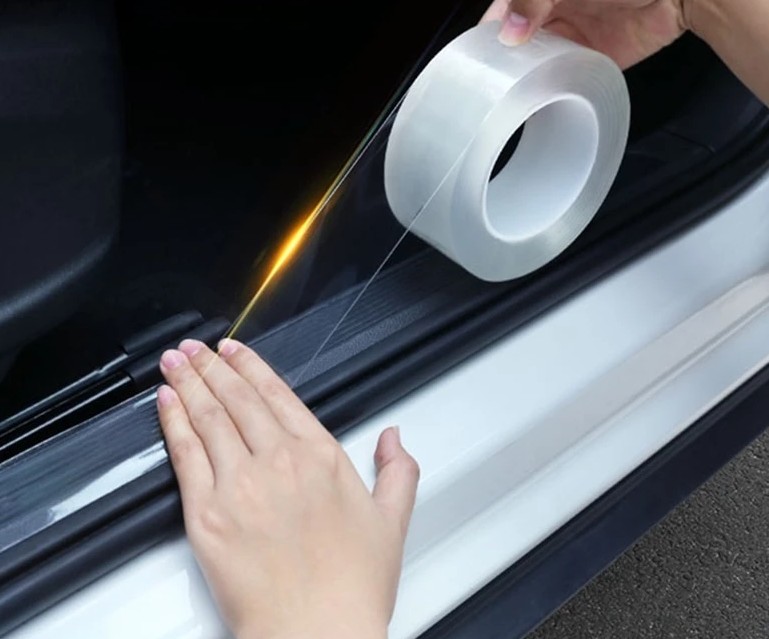 Miếng Dán Cạnh Cửa Xe Ô tô SEAMETAL, Bảo Vệ Cạnh Xe Ô Tô Đa Năng, Trong Suốt