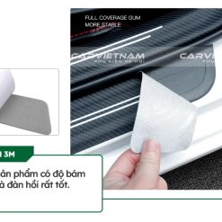 Miếng Dán Carbon Chống Trầy Xước Bậc Cửa, Cốp Xe Ô Tô, Cho Xe Mazda, Hyundai, Toyota, Kia, Ford, Mitsubishi, Peugeot