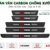 Miếng Dán Carbon Chống Trầy Xước Bậc Cửa, Cốp Xe Ô Tô, Cho Xe Mazda, Hyundai, Toyota, Kia, Ford, Mitsubishi, Peugeot