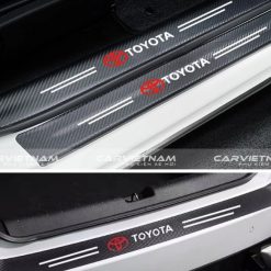 Miếng Dán Carbon Chống Trầy Xước Bậc Cửa, Cốp Xe Ô Tô, Cho Xe Mazda, Hyundai, Toyota, Kia, Ford, Mitsubishi, Peugeot
