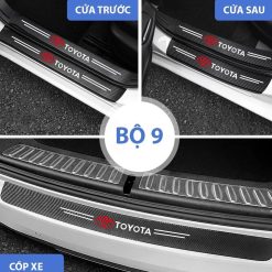 Miếng Dán Carbon Chống Trầy Xước Bảo Vệ Bậc Cửa, Cốp Xe Ô Tô (Mazda, Hyundai, Toyota, Kia, Ford, Mitsubishi…)