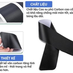 Miếng Dán Carbon Chống Trầy Xước Bảo Vệ Bậc Cửa, Cốp Xe Ô Tô (Mazda, Hyundai, Toyota, Kia, Ford, Mitsubishi…)