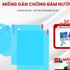 Miếng Dán Chống Bám Nước, Miếng Dán Gương Kính Ô Tô Chống Thấm Mưa, Sương Mù, Đọng Nước