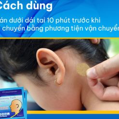 Miếng Dán Chống Say Tàu Xe Motion Sickness Patch N1, Giảm Buồn Nôn, Chóng Mặt Hiệu Quả