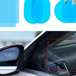 Miếng Dán Chống Thấm Nước, Chống Sương Mù Cho Kính Chiếu Hậu Xe Hơi | Film Bảo Vệ Gương Chiếu Hậu