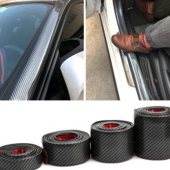 Miếng Dán Chống Xước Mạ Cacbon Cao Cấp, Nẹp Cacbon Trang Trí & Bảo Vệ Nhiều Vị Trí Trên Ô Tô