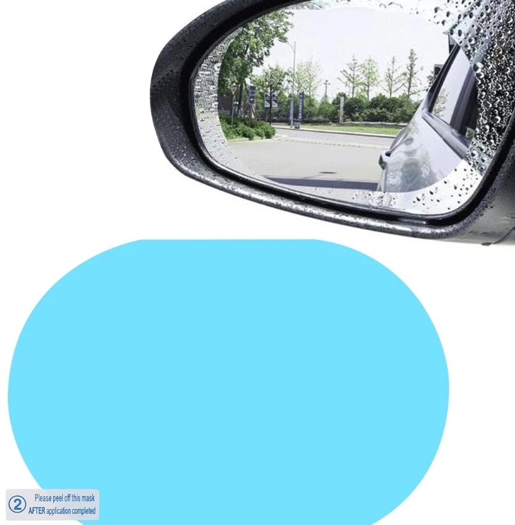 Miếng Dán Kính Chiếu Hậu Ô tô Chống Sương Mù, Chống Nước Mưa, An Toàn Khi Lái Xe