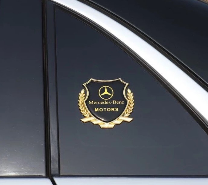 Miếng Dán Logo Kim Loại 3D Trang Trí Ô Tô Chống Trầy Xước, Tạo Điểm Nhấn Cho Xe Hơi