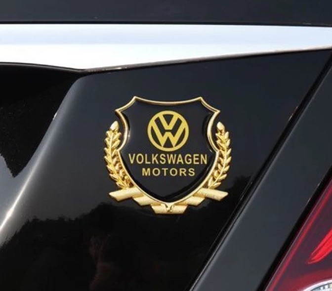 Miếng Dán Logo Kim Loại 3D Trang Trí Ô Tô Chống Trầy Xước, Tạo Điểm Nhấn Cho Xe Hơi