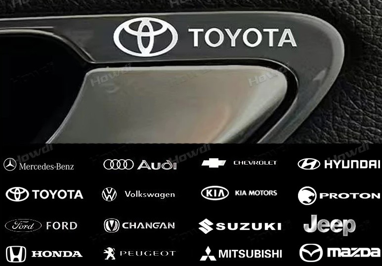 Miếng Dán Logo Kim Loại Trang Trí Cửa Sổ Xe Hơi, Tăng Sự Sang Trọng & Cá Tính Cho Chiếc Xe