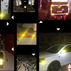 Miếng Dán Phản Quang Cảnh Báo Ban Đêm, An Toàn Cho Ô Tô, Xe Máy, Xe Đạp & Người Đi Đường
