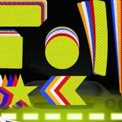 Miếng Dán Phản Quang Cảnh Báo Ban Đêm, An Toàn Cho Ô Tô, Xe Máy, Xe Đạp & Người Đi Đường