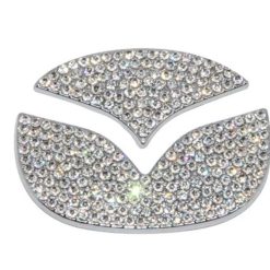 Miếng Dán Trang Trí Vô Lăng Xe Ô Tô HTGHTG, Kim Cương Giả Cho Mercedes, Toyota, BMW, Mazda