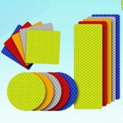 Miếng Decal Phản Quang Dán Xe Ô Tô LongVu Auto, An Toàn Ban Đêm, Trang Trí Xe