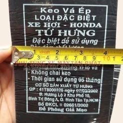 Miếng Keo Cao Su Non Vá Ép Chín 16×11cm, Cho Ruột & Vỏ Lốp Xe Máy, Xe Đạp, Ô Tô, Xe Hơi Bám Dính Mạnh