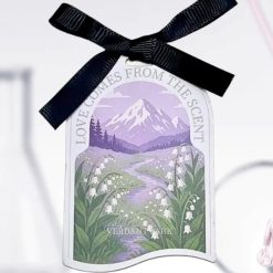 Miếng Lá Thơm Verdant Park Vetiver Lilies Treo Xe Ô Tô, Tủ Quần Áo, Phòng Ngủ