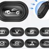 Miếng Lót Chống Sốc Cửa Ô Tô Bằng Silicon, Giảm Ồn, Hấp Thụ Rung Chấn, Cách Âm Xe