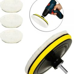 Miếng Phớt Đánh Bóng Xe Hơi Giả Len Mềm, Size 3/4/5/6/7 Inch