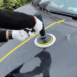 Miếng Phớt Đánh Bóng Xe Hơi Giả Len Mềm, Size 3/4/5/6/7 Inch