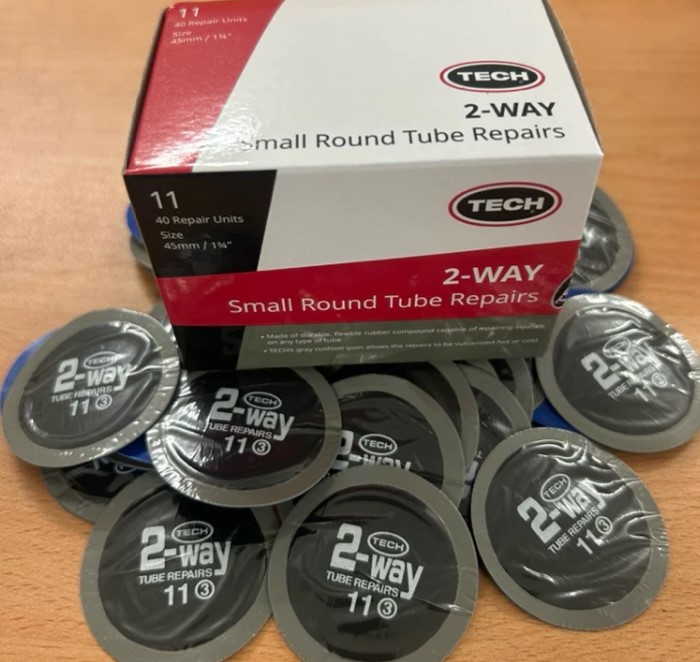 Miếng Vá Săm Lốp Ô Tô, Xe Máy TECH 11 2-WAY 45mm ( Hộp 40 Miếng)