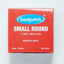 Miếng Vá Săm Lốp Xe BESTPATCH Hình Tròn 43mm (Small Round) Hộp 40 Miếng Đàn Hồi, Bám Chắc