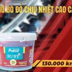 Mỡ Bò Cao Cấp Nhập Khẩu PALCO Ruby Gel Chịu Nhiệt Trên 260°C, Bôi Trơn Bền Bỉ Lên Đến 130.000 Km