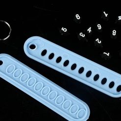 Móc Chìa Khóa Ganten Kèm Bảng Số Điện Thoại Chống Thất Lạc