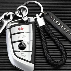 Móc Chìa Khóa Mini Gắn Bảng Số Điện Thoại Chống Thất Lạc, Nhỏ Gọn, Dễ Sử Dụng