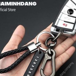 Móc Chìa Khóa Mini Gắn Bảng Số Điện Thoại Chống Thất Lạc, Nhỏ Gọn, Dễ Sử Dụng