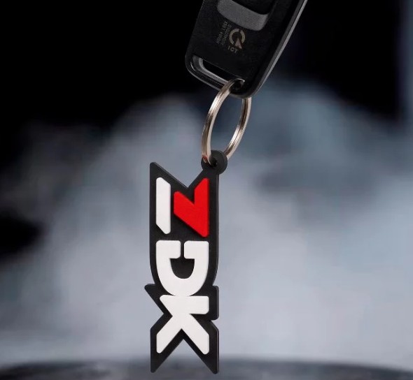 Móc Khóa Cao Su Dẻo Logo ZDK Cao Cấp, Phụ Kiện Nhỏ Gọn, Bền Đẹp, Phong Cách Riêng