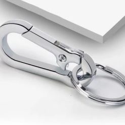 Móc Khóa Kim Loại Cao Cấp Phong Cách Cổ Điển, Đơn Giản, Bền Bỉ