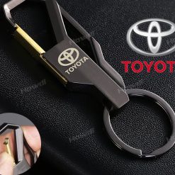 Móc Khóa Kim Loại Họa Tiết Logo Xe Hơi, Phụ Kiện Cá Tính, Bền Đẹp Theo Thời Gian