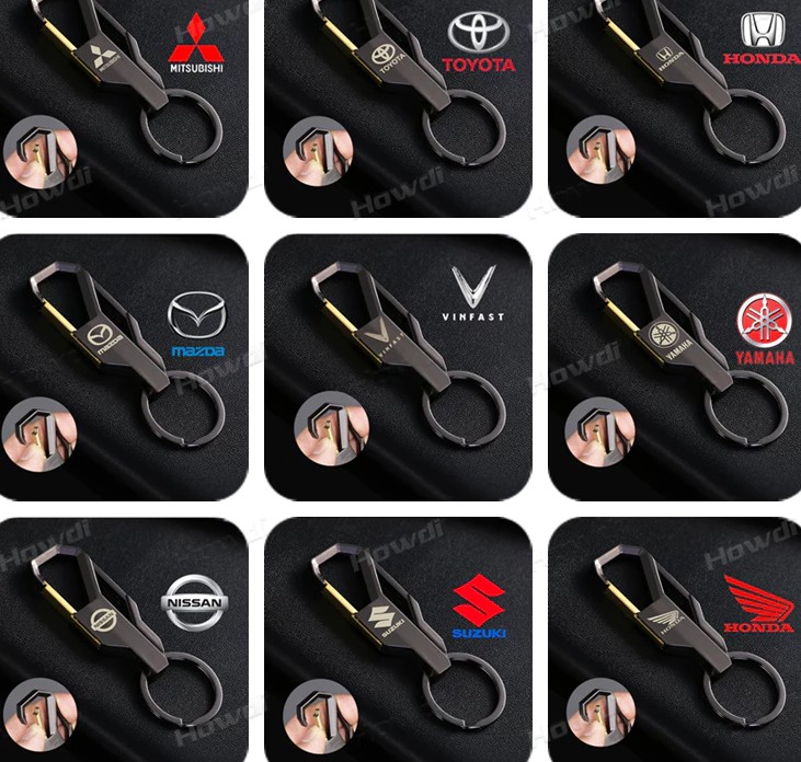 Móc Khóa Logo Xe Hơi Bằng Kim Loại Cao Cấp, Bền Đẹp Theo Thời Gian
