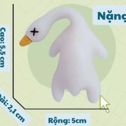 Móc Khóa Vịt Quay Đổi Màu, Đồ Chơi Trang Trí Sáng Tạo Khi Tiếp Xúc Ánh Nắng UV